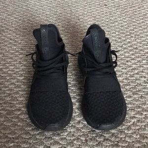 Black high top Adidas